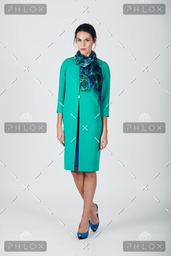 Turquoise Long Coat