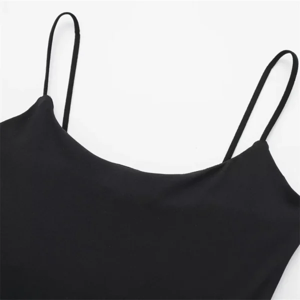 Body Feminino Sexy TRAF 2024 – Justo, Decotado nas Costas, Branco ou Preto - Imagem 2