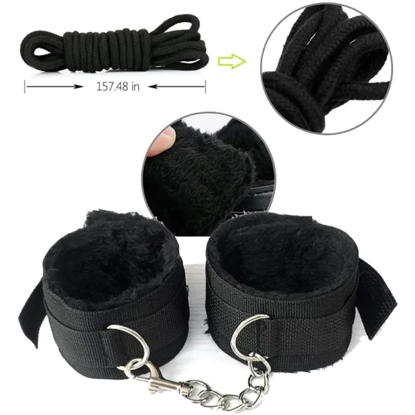 Brinquedos sexuais para mulheres bdsm kit de casais sexuais acessórios eróticos algemas para sessão anal plug sexo jogo adulto brinquedos sexy sexyshop - Imagem 4