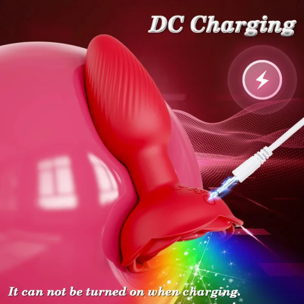 Controle por aplicativo 360° Rotação Wiggle Vibrador Anal LED Plug Anal para Homens Massageador de Próstata para Plug Anal Gay Brinquedo Sexual para Casais - Imagem 5