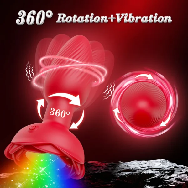 Controle por aplicativo 360° Rotação Wiggle Vibrador Anal LED Plug Anal para Homens Massageador de Próstata para Plug Anal Gay Brinquedo Sexual para Casais - Imagem 3