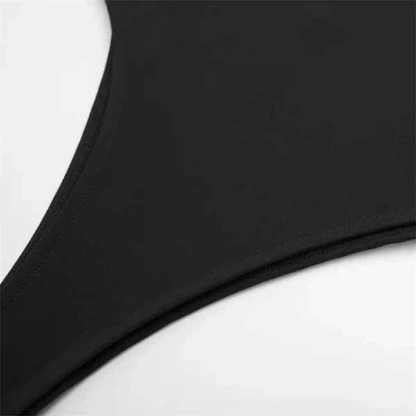 Body Feminino Sexy TRAF 2024 – Justo, Decotado nas Costas, Branco ou Preto - Imagem 3