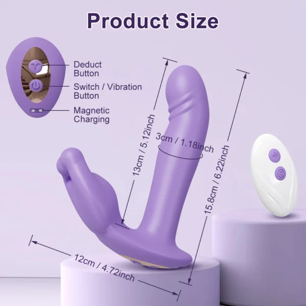 Produtos de Sexy Shop Penetração Vagina Dildo Vibrador Brinquedos Sexuais Adultos para Mulheres Clitóris Estimulador Vibrador Aexy Adulto Feminino - Imagem 2