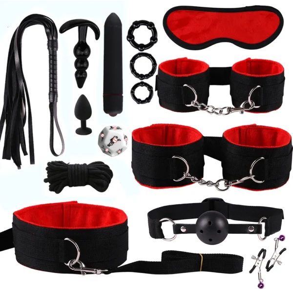 Brinquedos sexuais para mulheres bdsm kit de casais sexuais acessórios eróticos algemas para sessão anal plug sexo jogo adulto brinquedos sexy sexyshop