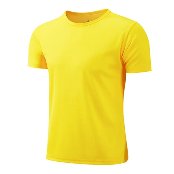 Camiseta de verão para homens casuais camisetas brancas homem manga curta topo respirável camisetas secagem rápida camisa de ginásio camisa de futebol roupas masculinas - Imagem 4