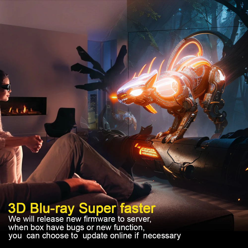 Transpeed TV Box Android 12 – Allwinner H618, 32/64GB, Suporte 8K e 4K - Imagem 5