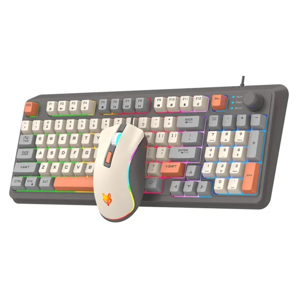 Kit Teclado e Mouse Gamer K820 USB – Iluminado para PC e Notebook - Imagem 4