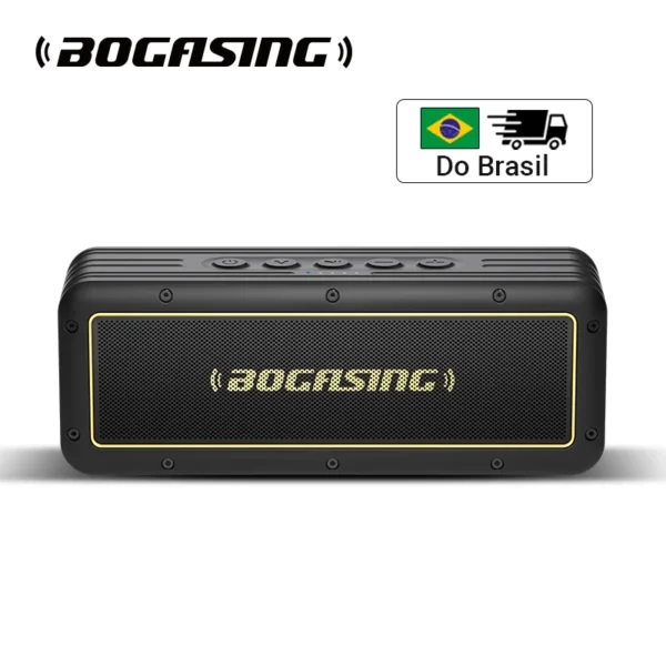 BOGASING G4 – caixa de som portátil Bluetooth 5.3, 50W de potência