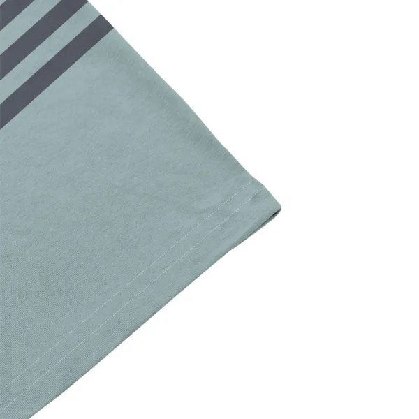 Camisa polo masculina com estampa de logotipo, roupas de verão, lapela, manga curta, camisa polo casual de golfe. - Imagem 4