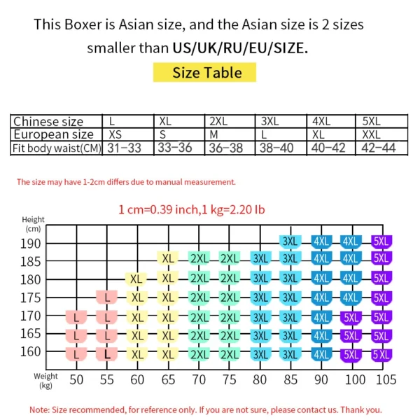 8pcs homem boxer underwaer gelo seda - Imagem 6