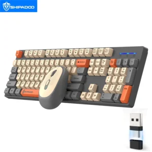 Teclado sem fio para jogos Unsharkable e Shipadoo